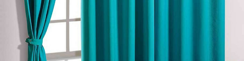 Turquoise Curtains