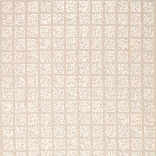 Pure Scroll Embroidery Flax 236613 Upholstered Pelmets