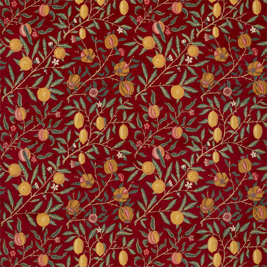 Fruit Velvet Madder Bayleaf 236925 Curtains