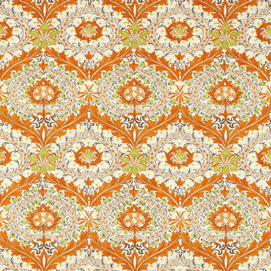 Merton Burnt Orange Chartreuse 226994 Fabric by the Metre