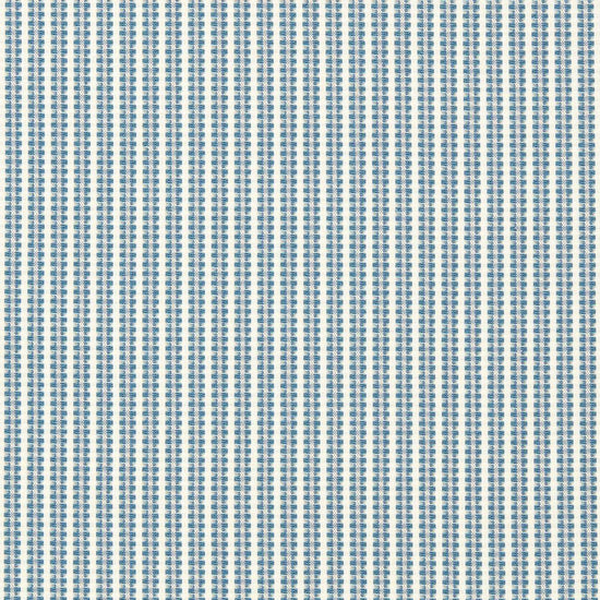 Pepita Stripe Sky Linen 134063 Apex Curtains