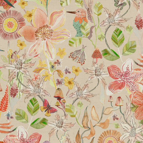 Primrose Apricot Fabric by the Metre