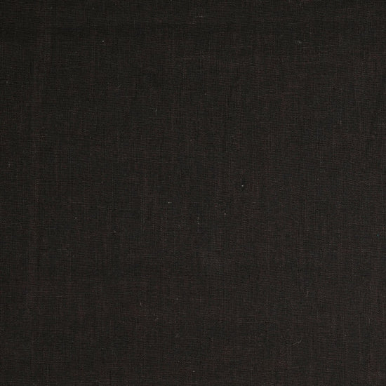 Purely Linen Black Fabric by the Metre