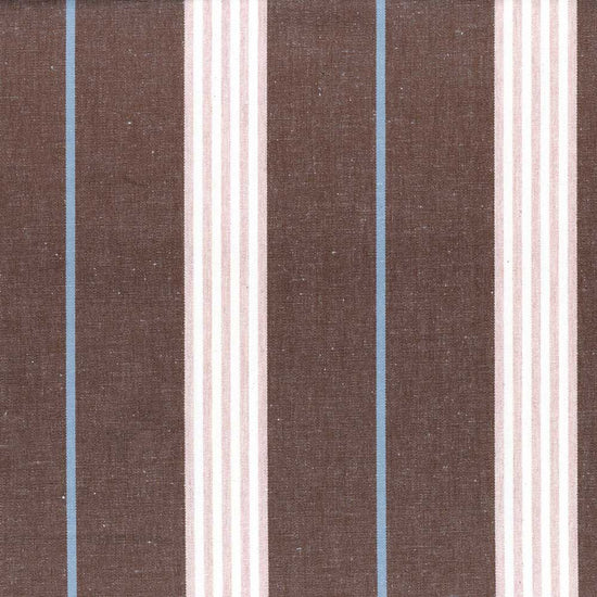 Gallery Stripe Brown Fabric by the Metre