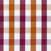 Paint Pot Check Claret Rust Tablecloths