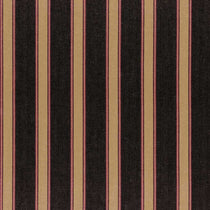 Silhouette Stripe Black Claret Curtains