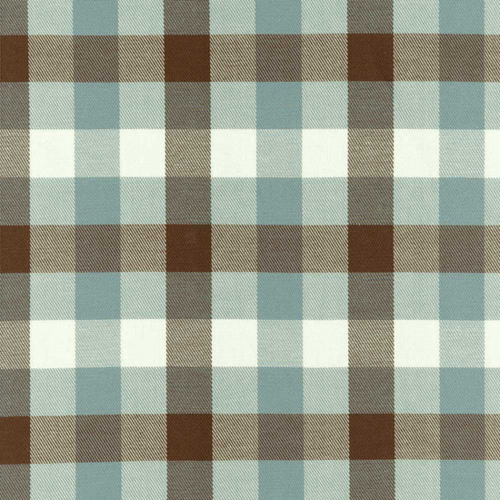 Watercolour Check Brown Mist Fabric by the Metre