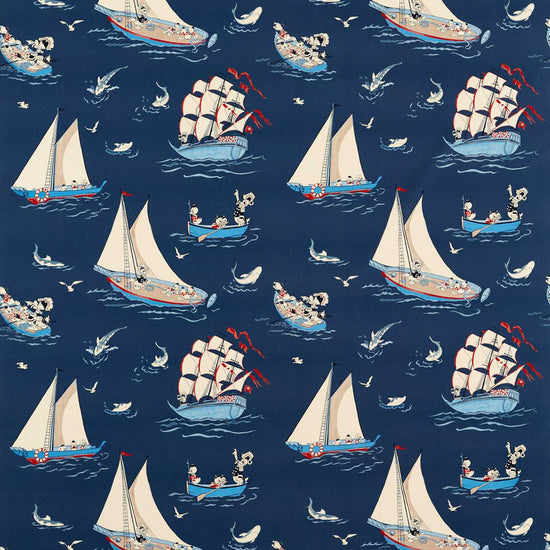 Donald Nautical Night Fishing 227161 Upholstered Pelmets