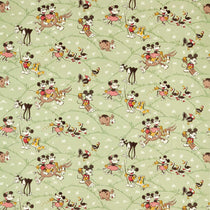 Mickey At The Farm Macaron Green 227145 Fabric by the Metre