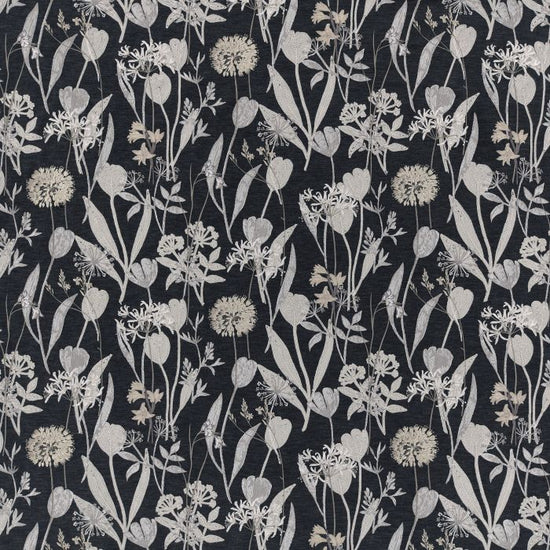 Niwa Embroidery Noir Fabric by the Metre