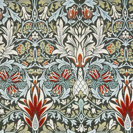 Snakeshead Grey William Morris Inspired Fabric by the Metre