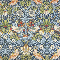 Strawberry Thief Denim William Morris Inspired Fabric by the Metre