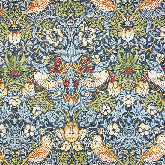 Strawberry Thief Denim William Morris Inspired Apex Curtains