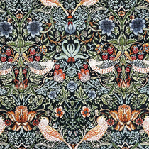 Strawberry Thief Ebony William Morris Inspired Upholstered Pelmets