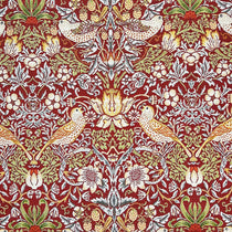 Strawberry Thief Wine William Morris Inspired Upholstered Pelmets