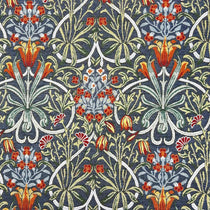 Woodland Weeds Indigo William Morris Inspired Bed Runners