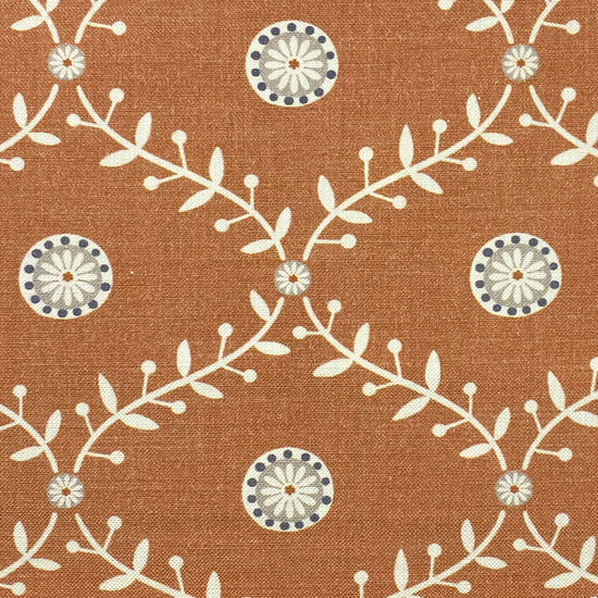 Bluntington Tangerine Apex Curtains