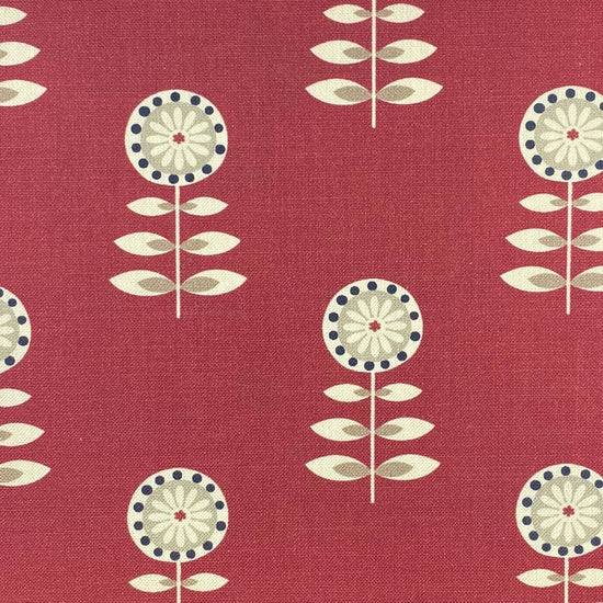 Rushock Raspberry Roman Blinds