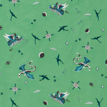 Draco Cosmos Embroidery Green F1751-01 Curtains