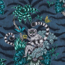 Lemur Navy Upholstered Pelmets