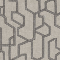 Labyrinth Charcoal Upholstered Pelmets