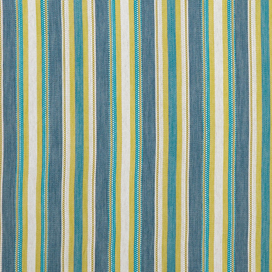 Ziba Denim Chartreuse Upholstered Pelmets