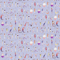 Alphabet People Lilac Apex Curtains