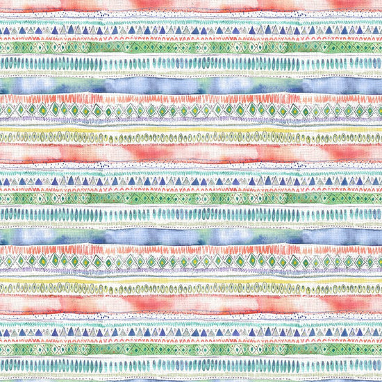 Carnival Stripe Primary Fabric by the Metre