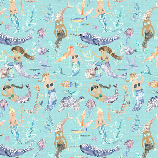 Mermaid Party Aqua Samples