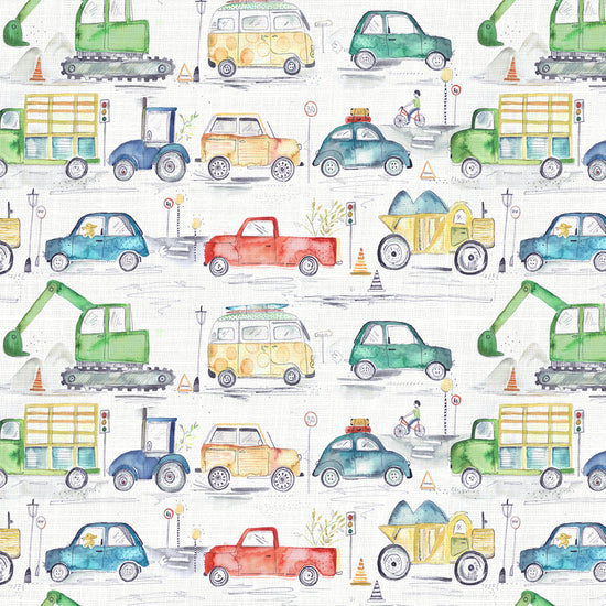 Traffic Jam Primary Tablecloths