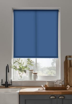 Lunette Navy Roller Blinds