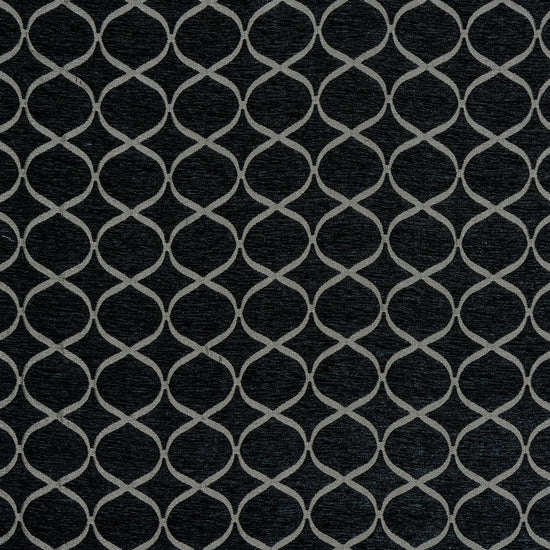 Trellis Charcoal Fabric by the Metre