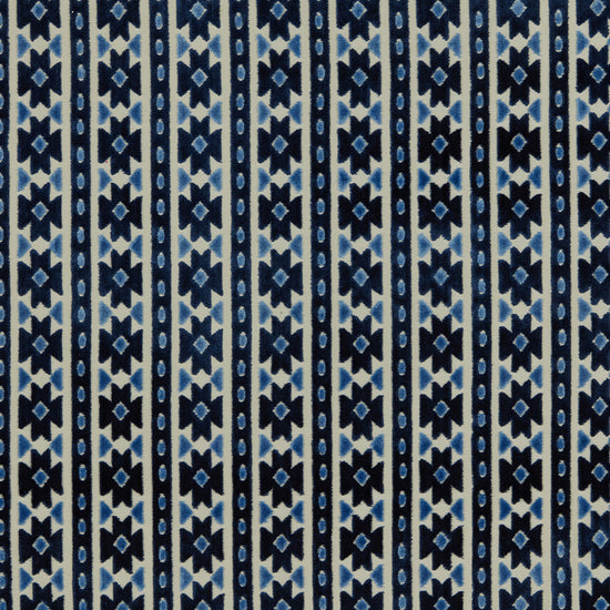 Bazaar Navy Apex Curtains